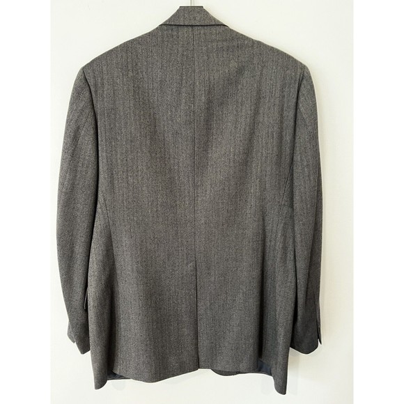 BROOKS BROTHERS Men's 41R Wool Made in USA Brooksease Blazer Brown Pinstripe - Picture 2 of 7